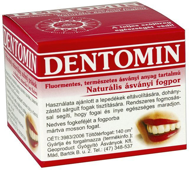 Dentomin fogpor natur 95 g