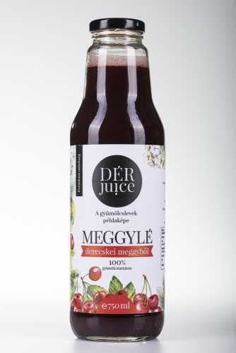 Dér juice meggylé 100% 750 ml