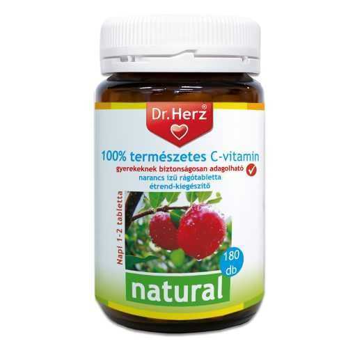 Dr. Herz 100 százalékos természetes C-vitamin Acerolából 180db