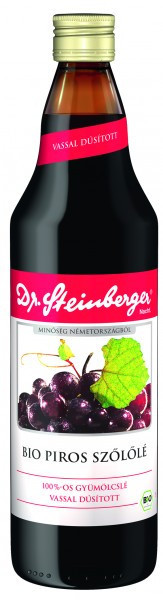 Dr. Steinberger Bio Piros szőlőlé 750ml