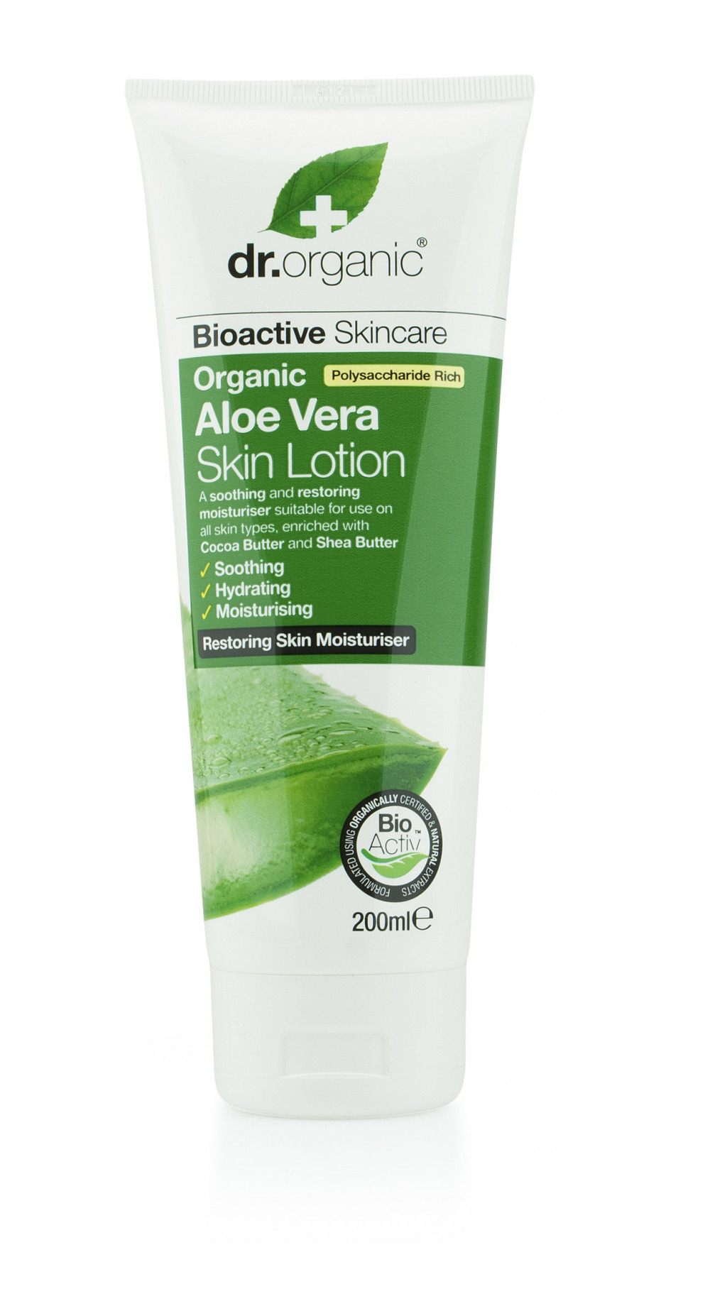 Dr.Organic Bio Aloe Vera Testápoló 200 ml