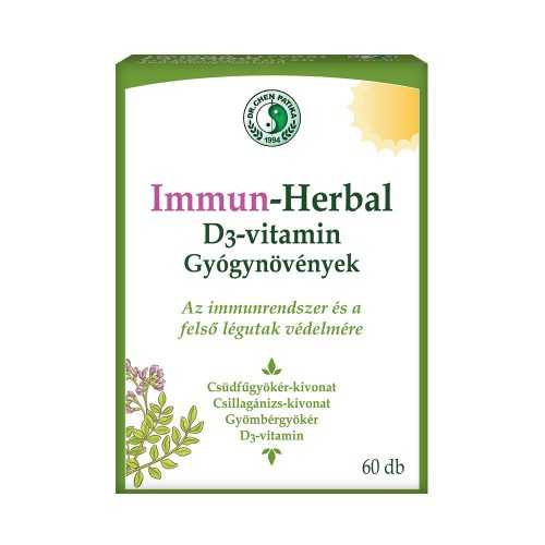 Dr.chen immun-herbal D3-vitamin kapszula 60 db