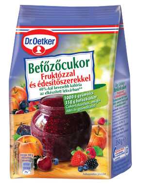 Dr.oetker befőzőcukor fruktózzal és édesítőszerekkel 350 g