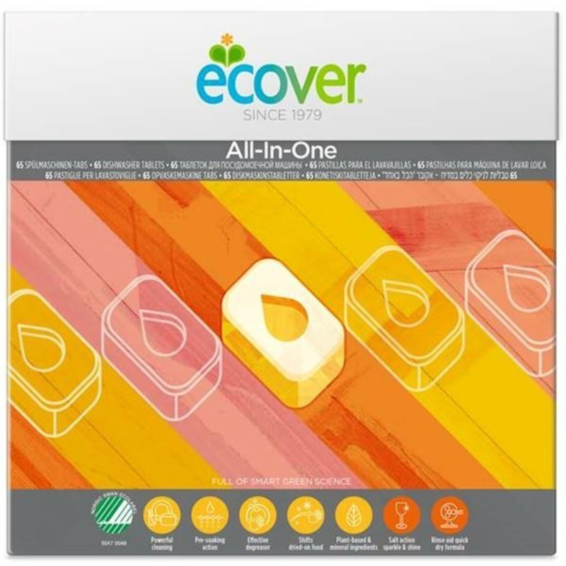 ECOVER MOSOGATÓGÉP TABLETTA CITROM&LIME