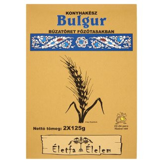 Életfa hántolt konyhakész bulgur főzőtasakban 250 g