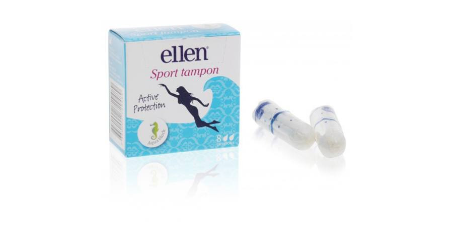 Ellen aqua block sport tampon 8 db