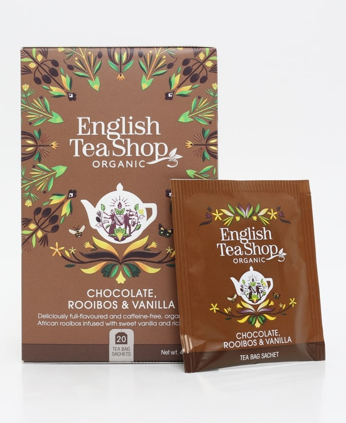 Ets bio csokoládé rooibos&vanília tea 20x1