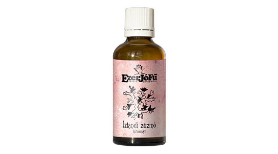 Ezerjófű izlandi zuzmó kivonat 50 ml