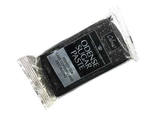 Fekete bevonatú anyag - hengerelt fondant Sugar Paste Black 250 g - Odense Marcipan