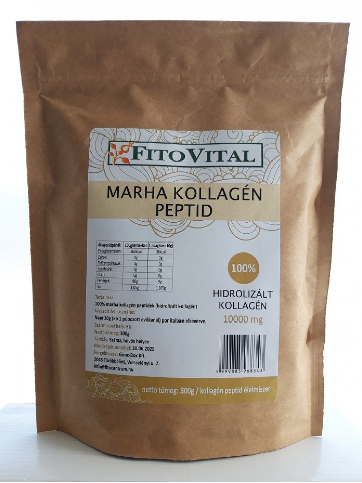 Fitovital marha kollagén peptidek 300 g