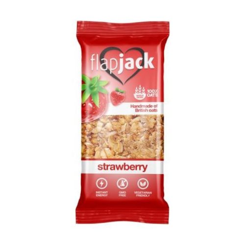 Flap Jack zabszelet eper darabokkal 100 g