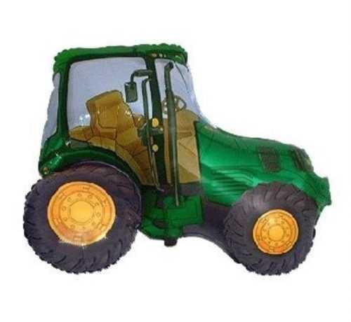 Fólia léggömb 60 cm Traktor zöld - GoDan