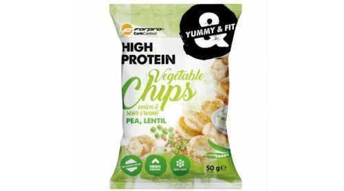 Forpro high protein zöldség chips hagymás tejfölös 50 g