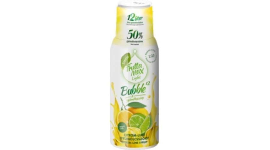 Fruttamax bubble citrom-lime light 500 ml