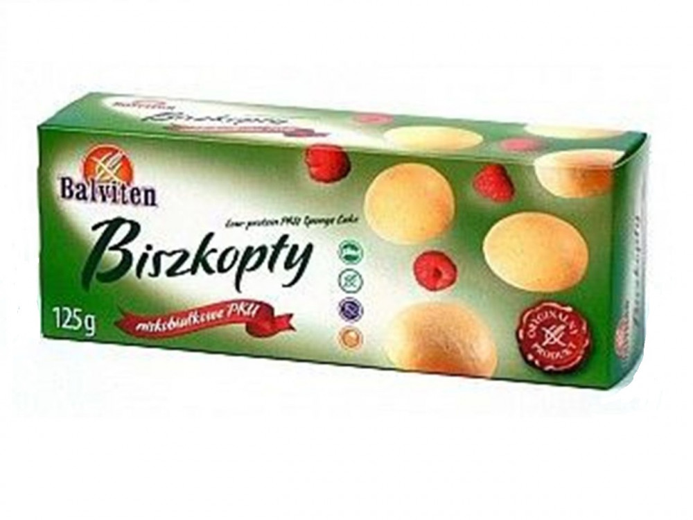 GLUTÉNMENTES BALVITEN PISKÓTATALLÉR PKU 125G
