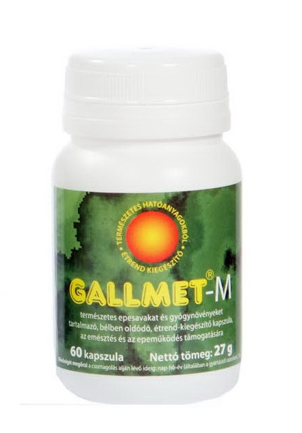 Gallmet-M-60 gyogynövény kapszula 60 db