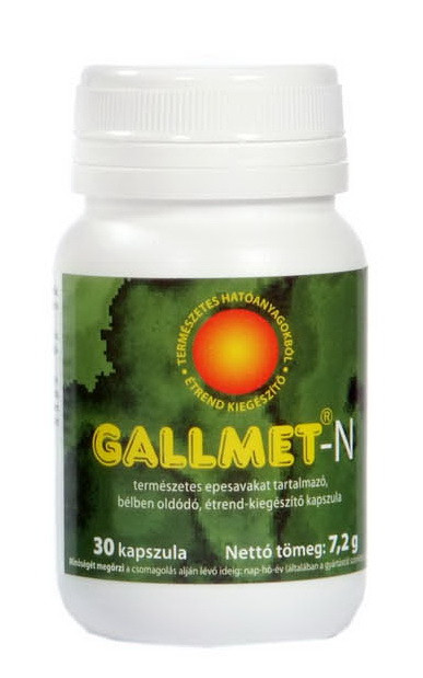 Gallmet-N-30 gyógynövény kapszula 30 db