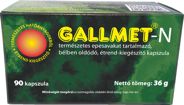 Gallmet-N-90 gyógynövény kapszula 90 db