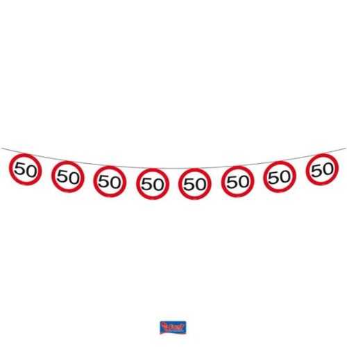 Garland közlekedési tábla 50