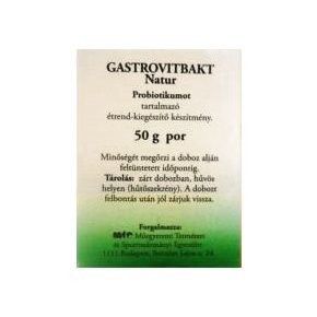 Gastrovitbakt natur probiotikumot tartalmazó étrend-kiegészítő por 50 g