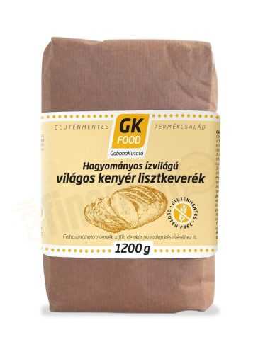 Gk Food lisztkeverék hagyományos ízvilágú világos kenyér 1200 g