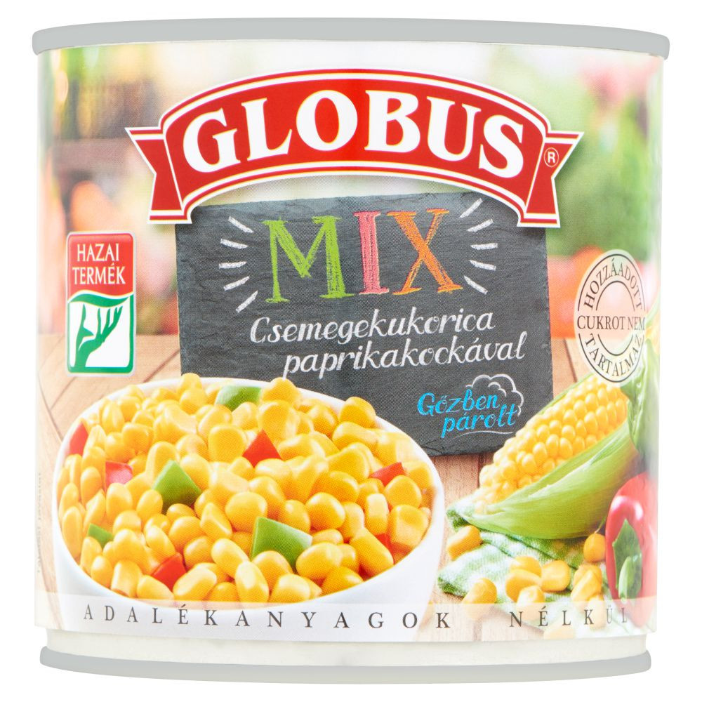 Globus Mix Csemegekukorica+Paprikakocka 300 g