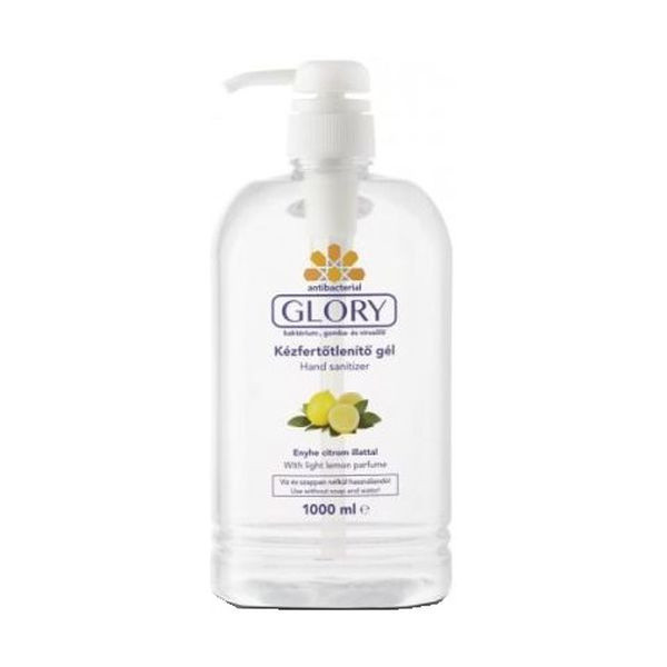 Glory kézfertőtlenítő gél citrom 100 ml