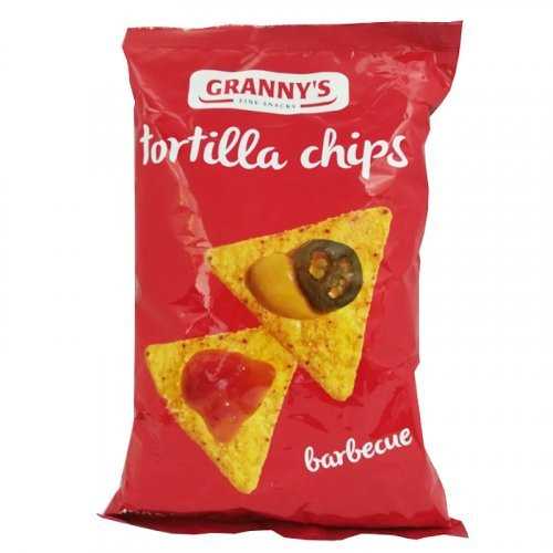 Grannys barbecue tortilla chips 150 g