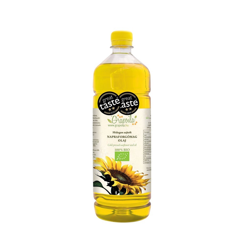 Grapoila Napraforgóolaj BIO 1000 ml