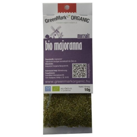 Greenmark bio majoranna morzsolt 10 g