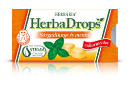 HERBADROPS SÁRGADINNYE ÉS MENTA ÍZŰ CUKORKA 8DB