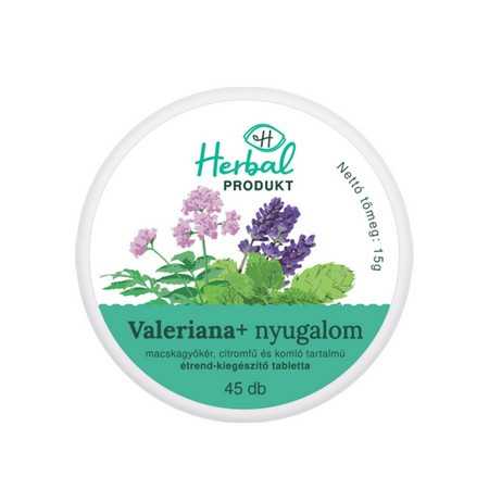 HERBALPRODUKT VALERIANA TABLETTA 45DB