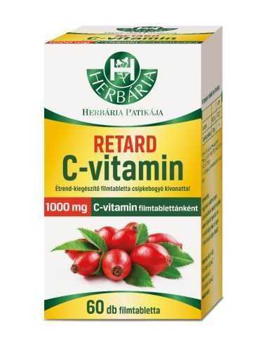 HERBÁRIA RETARD C-VITAMIN CSIPKEBOGYÓ KIVONATTAL 60DB