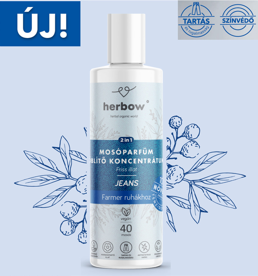 HERBOW MOSÓPARFÜM ÖBLÍTŐ JEANS 200ML