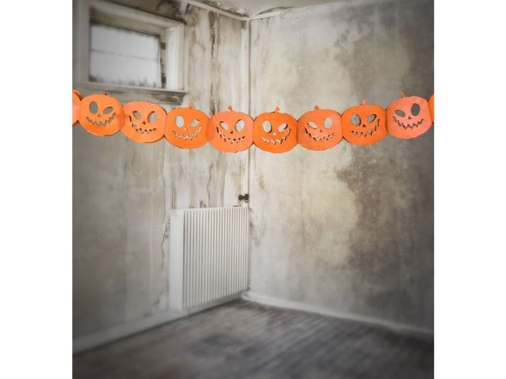 Halloween füzér Tök 300 cm - PartyDeco