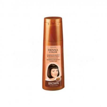 Henna Color hajsampon barna és piros árnyalatú hajra 250 ml