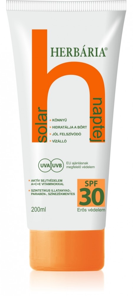 Herbária solar spf 30 naptej 200 ml