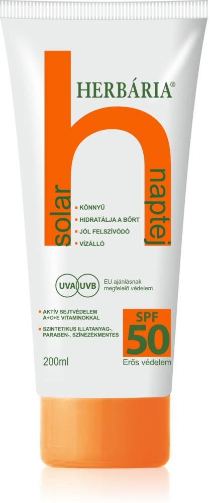 Herbária solar spf 50 naptej 200 ml