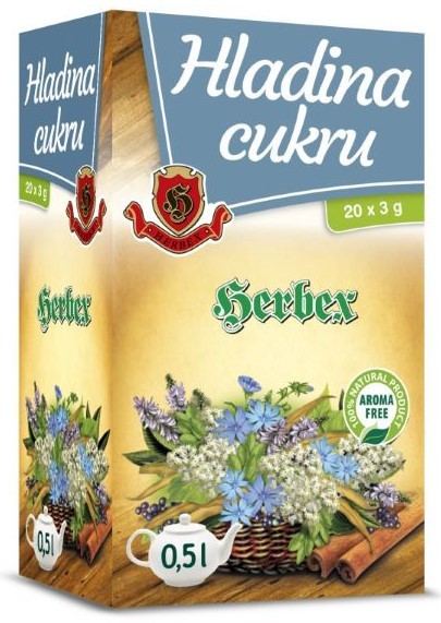 Herbex vércukor szint tea 20x3g 60 g