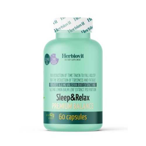 Herbiovit Sleep & Relax Premium Balance kapszula 60 db