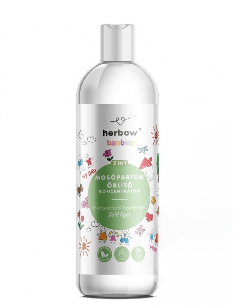 Herbow bambino 2in1 mosóparfüm öblítő koncentrátum zöld liget 1000 ml