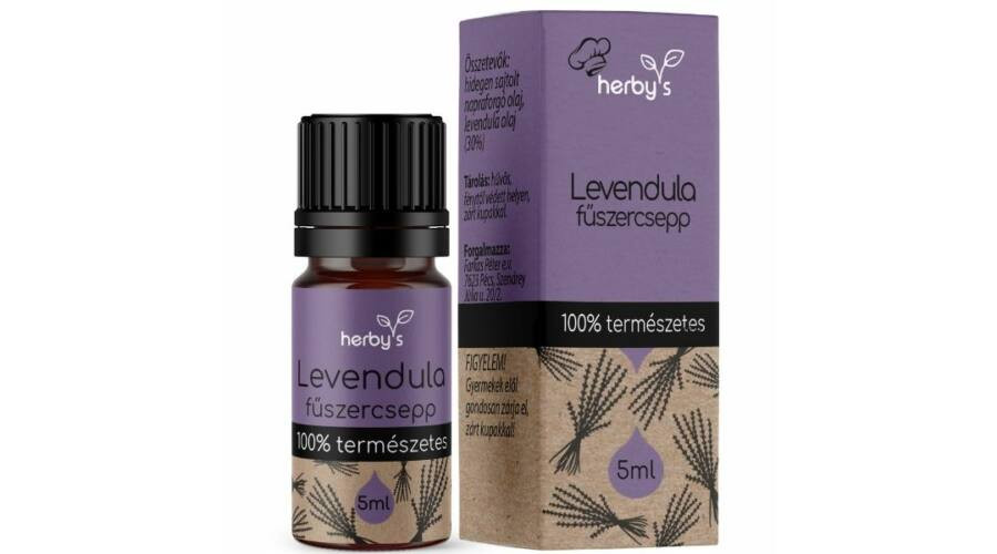 Herbys levendula fűszercsepp 5 ml