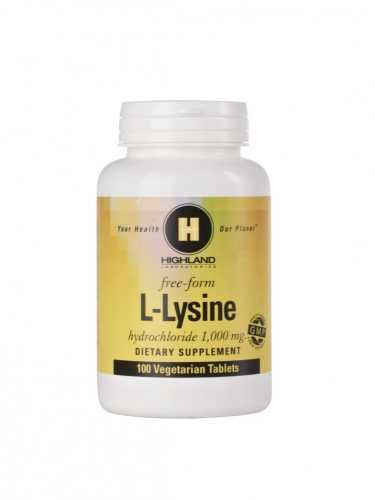 Highland l-lysine tabletta 100 db