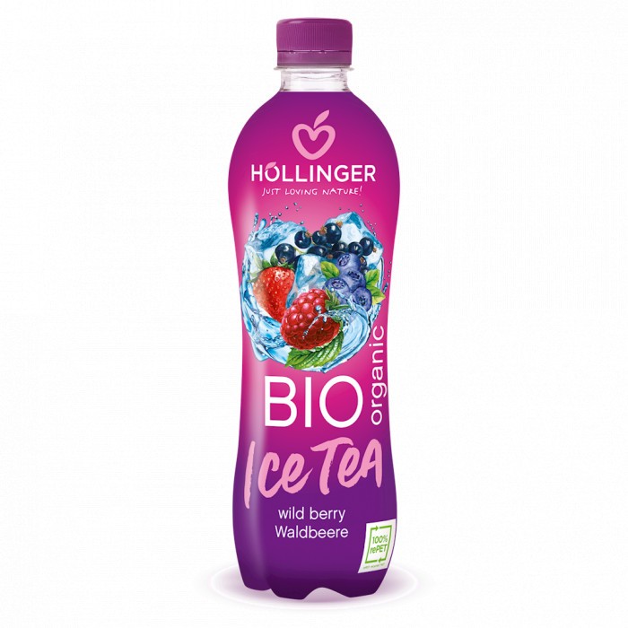 Höllinger bio ice tea erdei gyümölcsös 500 ml