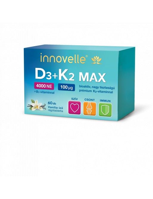 INNOVELLE D3+K2 4000NE RÁGÓTABLETTA 30DB