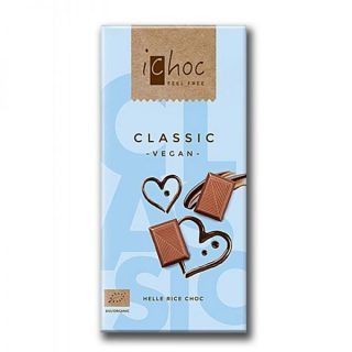 Ichoc bio classic tejcsokoládé rizsitallal 80 g