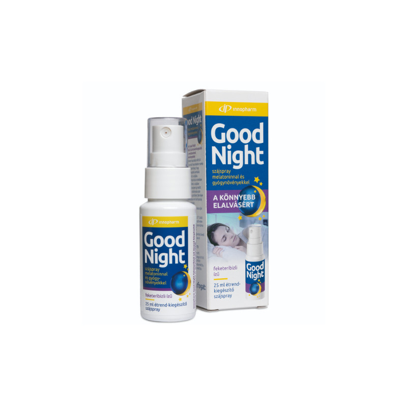 Innopharm good night szájspray melatoninnal és gyógynövényekkel 25 ml