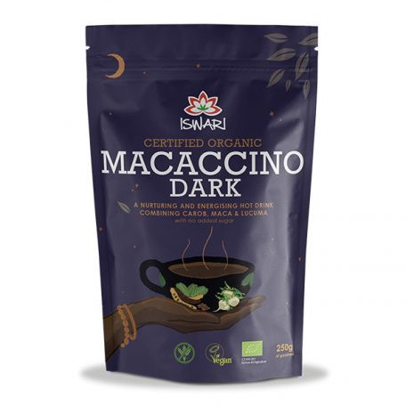 Iswari bio macaccino por dark 125 g