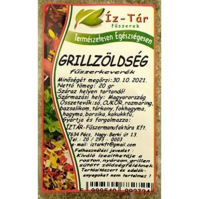 Íz-Tár fűszerkeverék grillzöldség 20 g