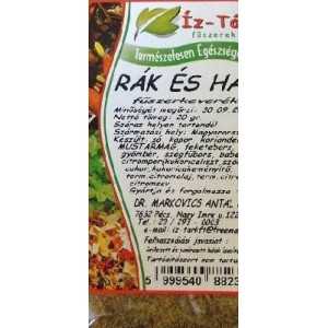 Íz-Tár fűszerkeverék rák és hal 20 g